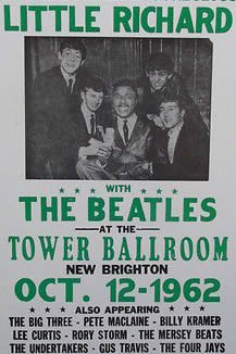 Vintage Beatles, Little Richard Concert Poster, 1962 London ...